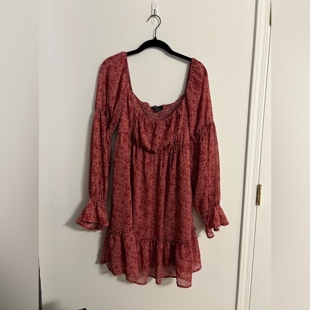 Trixxi Clothing Company | Floral Long Sleeve Dress